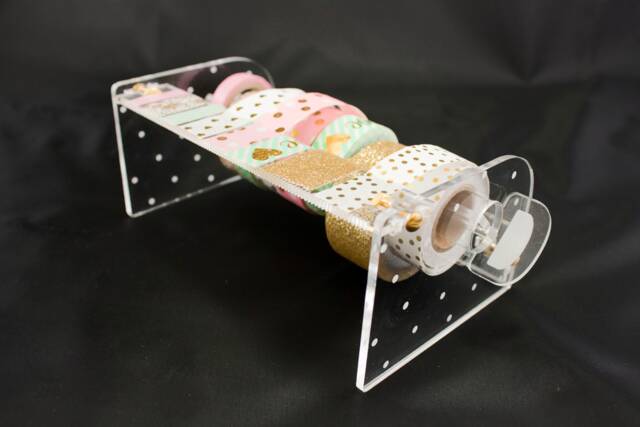 Handmade Acrylic Washi Tape Dispenser - Regular Size - image 1