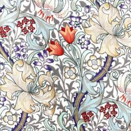 Morris Lamp Shade, Golden Lily, For Standard Lamps Or Ceiling Lights - thumbnail 4