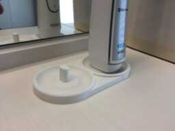 Oral-B Toothbrush Stand - Holder For 1-4 Brushes With Draining Base