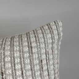 Harlow - Shingle - Gilman Cream Woven Yarn Weave Handmade Cushion Cover - thumbnail 3