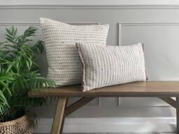 Harlow - Shingle - Gilman Woven Weave Handmade Cushion Cover - The Brunswick Collection - thumbnail 1