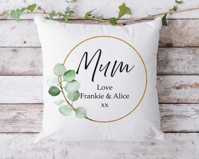 Personalised Mother's Day Gift Cushion, For Mum, Granny Gift, Gran, Grandchild Keepsake, Custom, & More Designs - image 1