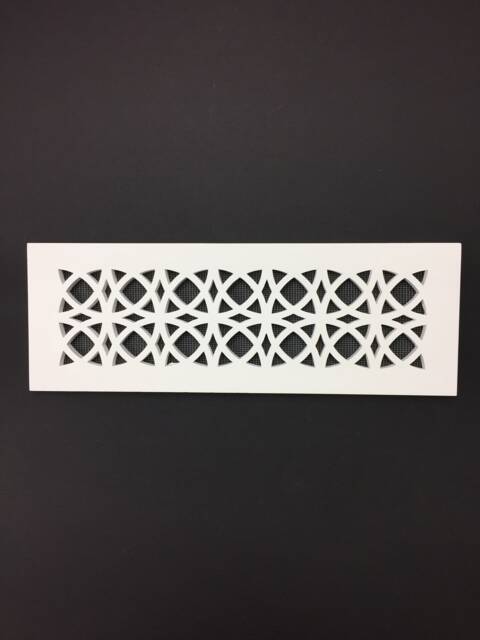 Handcrafted Plaster Air Vent Cover - UK Made - Model S14 292 ?? 102 Mm - 11.49 4.01 In - image 1