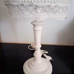 Shabby Chic Lampshade + Lamp Stand - thumbnail 4