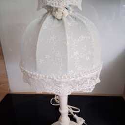 Shabby Chic Lampshade + Lamp Stand - thumbnail 2