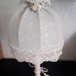 Shabby Chic Lampshade + Lamp Stand - thumbnail 3