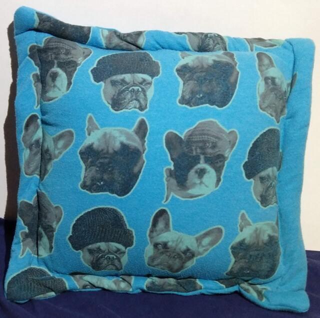 Dogs With Hats Pillow, Cover Only - image 1