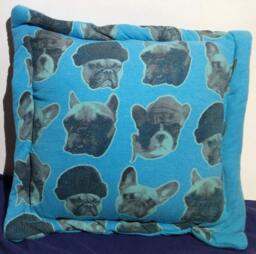 Dogs With Hats Pillow, Cover Only - thumbnail 1