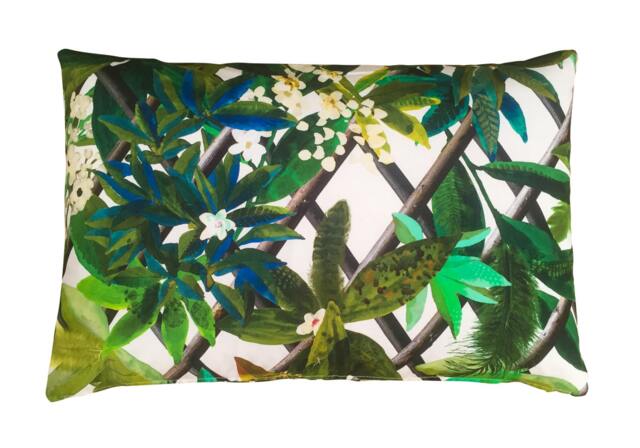 Christian Lacroix - Tropical Trellis Print Lumbar Pillow - image 1