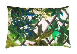 Christian Lacroix - Tropical Trellis Print Lumbar Pillow - thumbnail 1