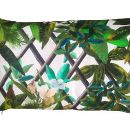 Christian Lacroix - Tropical Trellis Print Lumbar Pillow - thumbnail 2