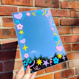 Doodle Woodle A4 Selfie Mirror Home Decor - thumbnail 2
