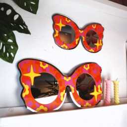 70S Retro Flower Sunglasses - thumbnail 3