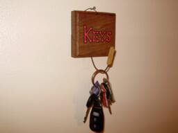 Pair Of Decorative Wood Hat/Key Wall Hanging Hooks