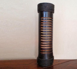 Handmade Bamboo Table Lamp Artisan Zen Desk Lighting