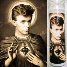 Saint Major Tom Prayer Candle, Starman Of The Space Oddities - thumbnail 3