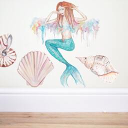 Shell Wall Decals, Nautical Decal, Beach Decor, Sea Decal, Bathroom Decor, Bathroom Decal, Under The Sea, Ocean Nursery, Shell Stickers - thumbnail 2