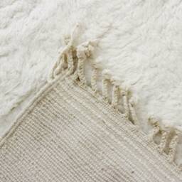 White Beni Ourain Rug - Kilim Living Room Home Decor Carpet Moroccan Tapis Azilal Soft Wool - thumbnail 4