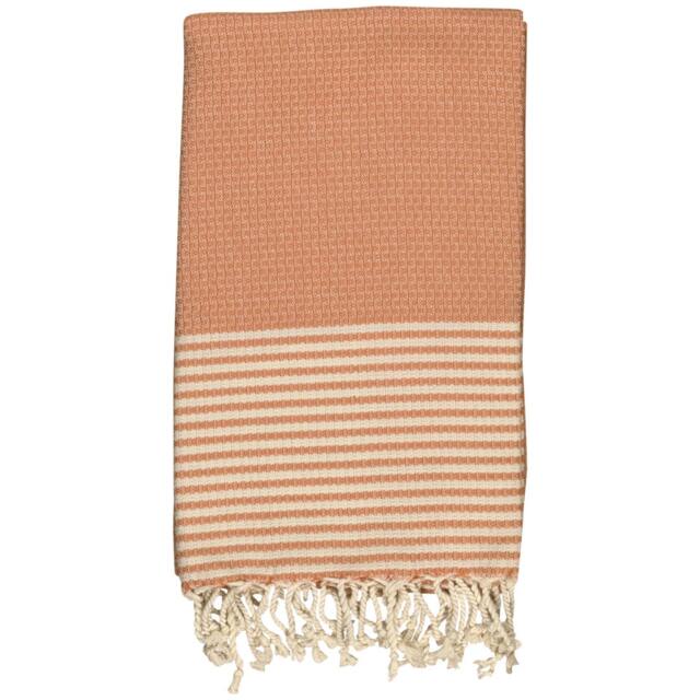 Handmade Cotton Turkish Peshtemal Towel Extra Long & Soft Fabric Bamboo Bath Hand Towels For Bathroom Decorative - image 1