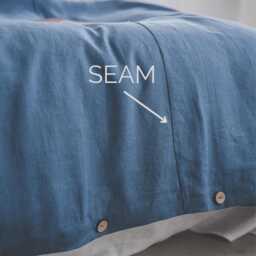Soft Linen Duvet Cover - 100% Natural Flax Bedding, Lightweight, Eco-Friendly Comforter Cover, Available in Queen, King & Custom Sizes - thumbnail 4
