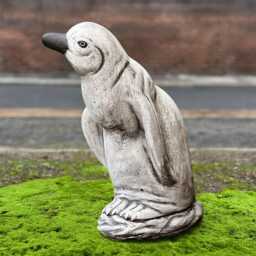 Massive Penguin Sculpture Stone Decoration Concrete Animal Ornament Handmade Figurine Penguin Lover Gift Home - thumbnail 1