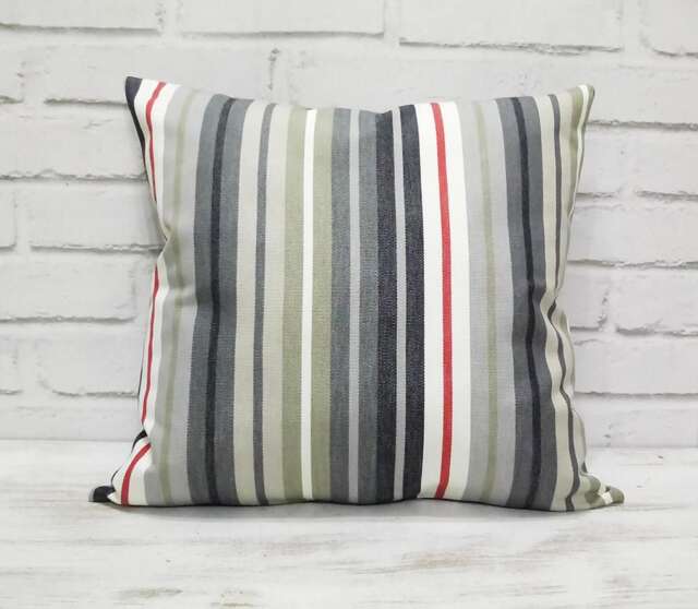 striped Cotton Pillow Cover Scandinavian Home Decor - image 1