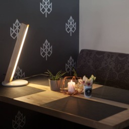 Modern Design Table Lamp Wooden Desk Light Dimmable Led Elegant Linear Wood Chandelier - thumbnail 2