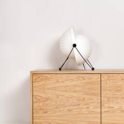 "Scandinavian Oak Sideboard, Tv Cabinet, Veneer 3 Doors, ""Primula" - thumbnail 2