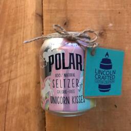 Polar Seltzer Unicorn Kisses Candle, Handmade, Soy Wax - thumbnail 2