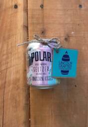 Polar Seltzer Unicorn Kisses Candle, Handmade, Soy Wax - thumbnail 1