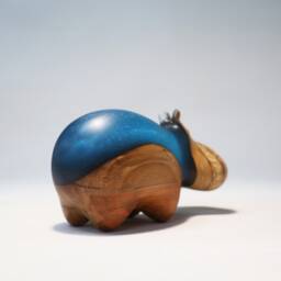 Duo Hippopotamus Sculpture - 2 - thumbnail 3