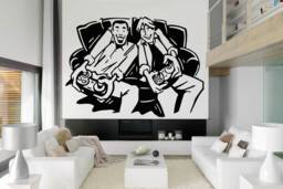 Gamer Wall Decal Video Game Controller, Boys Bedroom Decor 1452 - thumbnail 1