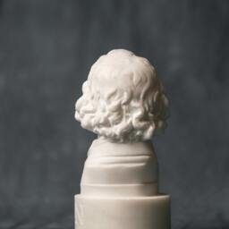 Alfred Tennyson Bust Carved Greek Marble Statue Artist Sculpture - thumbnail 3