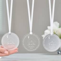 First Home Personalised Ornament, Christmas in New 2023, Gift, Ornament - thumbnail 3