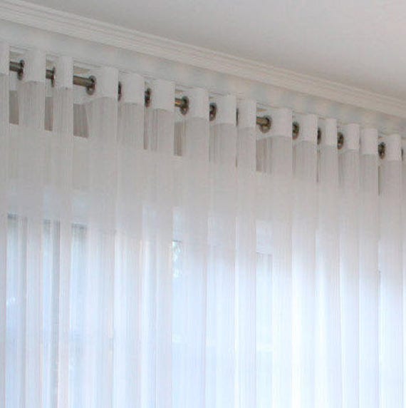 "Grommet Faux Linen Drapery ""Lucky" - image 1