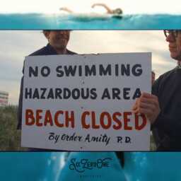 No Swimming Amity Pd Metal Sign - Worn Look Rusty Print. Movie Replica Beach Closed Shark - thumbnail 2