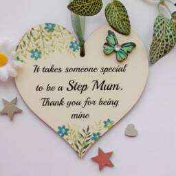 Beautiful It Takes Someone Special To Be A Step Mum Gift Heart - thumbnail 2