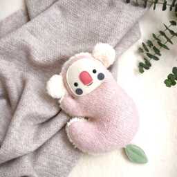 Koala Music Box - Baby Gift For Birth Or Christening With Choice Of Melody Girls, Pink Handmade From Cotton Plush - thumbnail 1