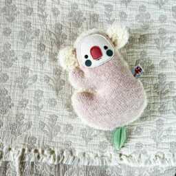 Koala Music Box - Baby Gift For Birth Or Christening With Choice Of Melody Girls, Pink Handmade From Cotton Plush - thumbnail 2