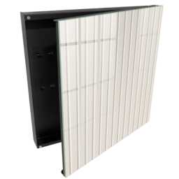 Vertical Stripes Key Cabinet For Home, Beige Box Wall, Minimalist Backgrounds & Patterns, Lovers Of Minimalism - thumbnail 1