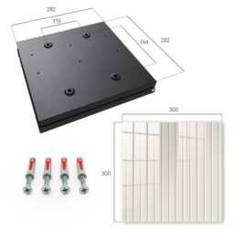 Vertical Stripes Key Cabinet For Home, Beige Box Wall, Minimalist Backgrounds & Patterns, Lovers Of Minimalism - thumbnail 4
