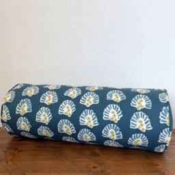 Kola Stencil Slate Lumbar Pillow Cover/Available in Throw, Bolster, Euro Sham Covers - thumbnail 4