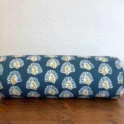 Kola Stencil Slate Lumbar Pillow Cover/Available in Throw, Bolster, Euro Sham Covers - thumbnail 3