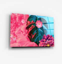 Organic Nature-Abstract Nature Art-Wall Art Glass Printing-Modern Home Decor Ideas Glass-Tempered Print Picture As A Gift Idea - thumbnail 1