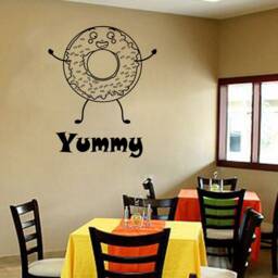Donut Wall Decal Removable Vinyl Sticker T991 - thumbnail 1