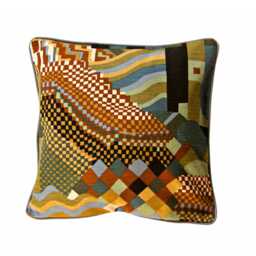 Liberty Bauhaus Cushion Cover Collier Campbell Linen Pillow, 60S Design - thumbnail 1