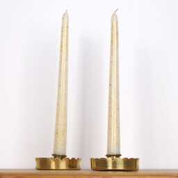 Gold-Plated Brass Candlestick - thumbnail 2