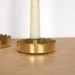 Gold-Plated Brass Candlestick - thumbnail 4