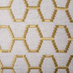 Honeycomb Gold Throw Pillow - thumbnail 3