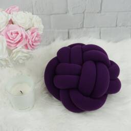 Knot Pillow Cotton Decorative Cushion Gray Soft Scandinavian Supple Modern Pillow For Bedroom Size 13, 78x13, 78 - thumbnail 3